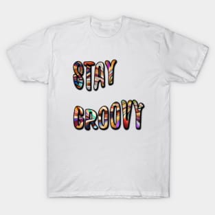 Stay Groovy Vintage Inspired Graphic - 70s Inspired Hippie - Vintage Graphic - Retro T-Shirt